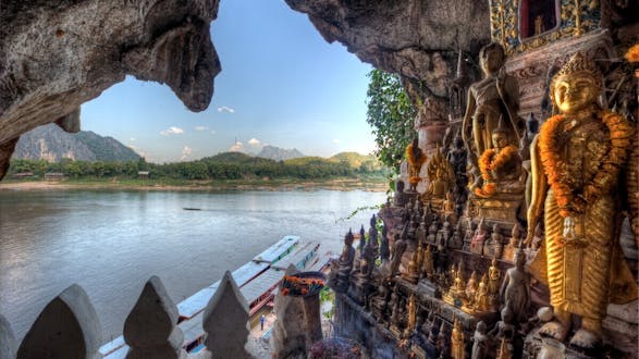 Buddha Cave & Kuang Si Waterfall Excursion (1 day)