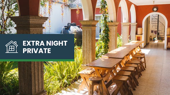 Extra Night of Accommodation (Private room, shared bathroom)