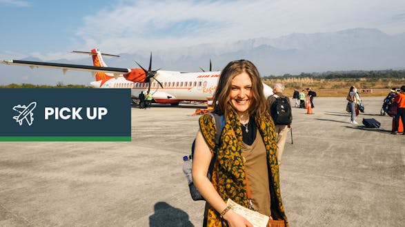 Airport Pick Up for volunteers arriving outside of the airport pick up window