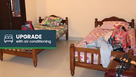 Private Double Room Upgrade (air-conditioned)