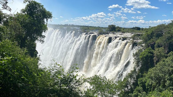 Microlight Flight above the Falls