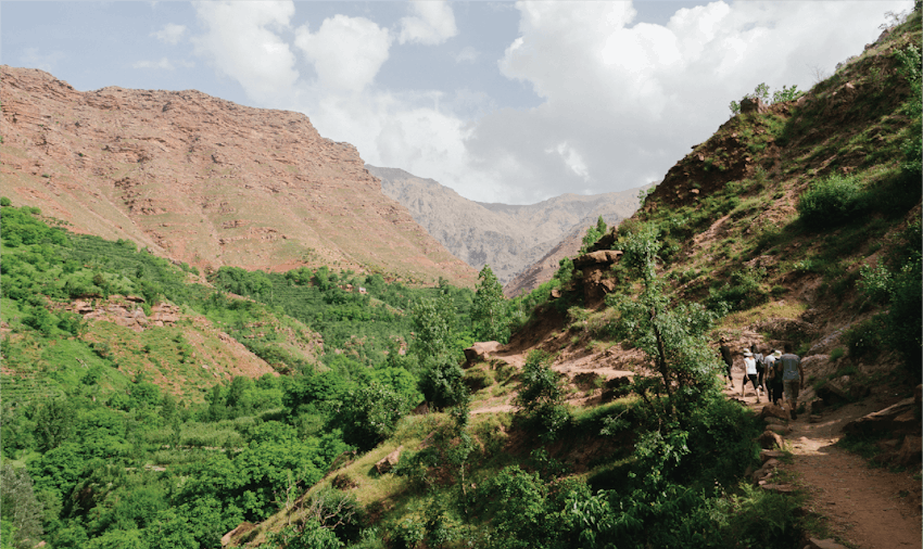 Adventure holiday abroad in the Atlas mountains volunteering in Morocco with IVHQ