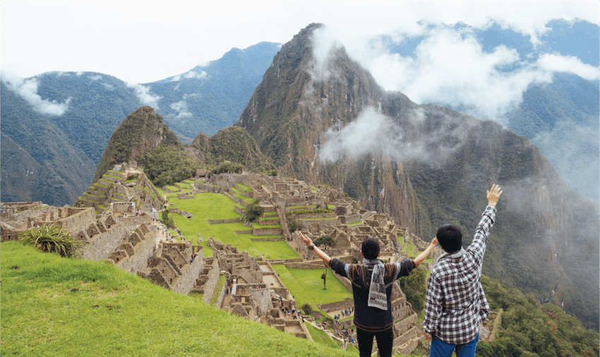 Adventure holiday abroad climbing Machu Picchu with IVHQ