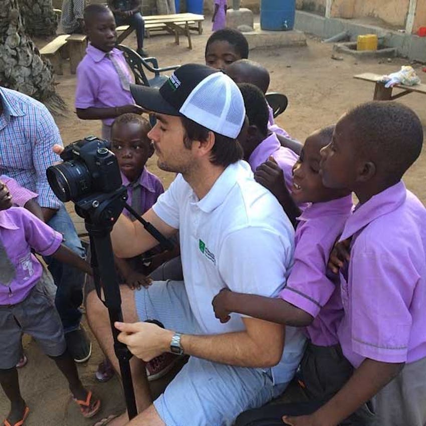 IVHQ videographer George in Ghana