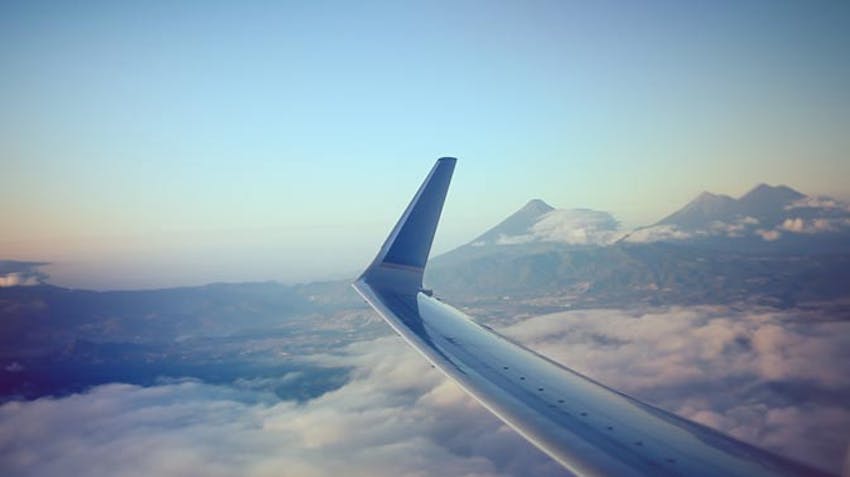 Flying over Guatemala
