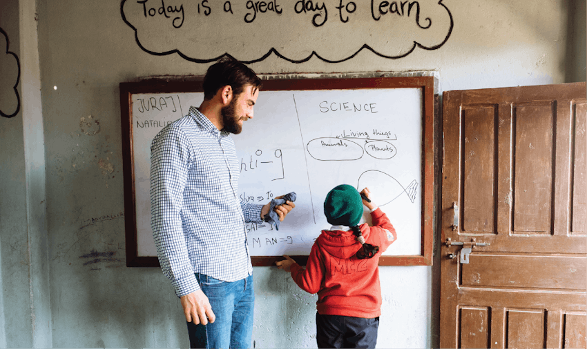 Teaching abroad with IVHQ in Nepal