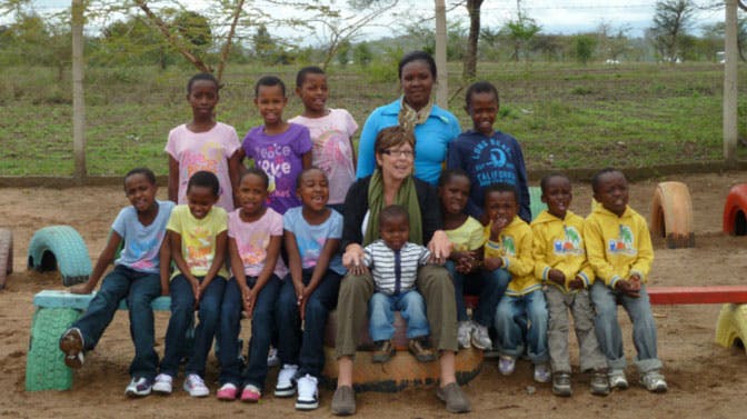 IVHQ volunteer, Linda in Tanzania