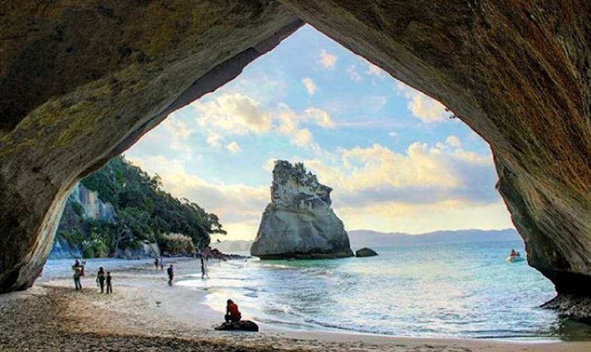 Volunteer in New Zealand with IVHQ on an island vacation