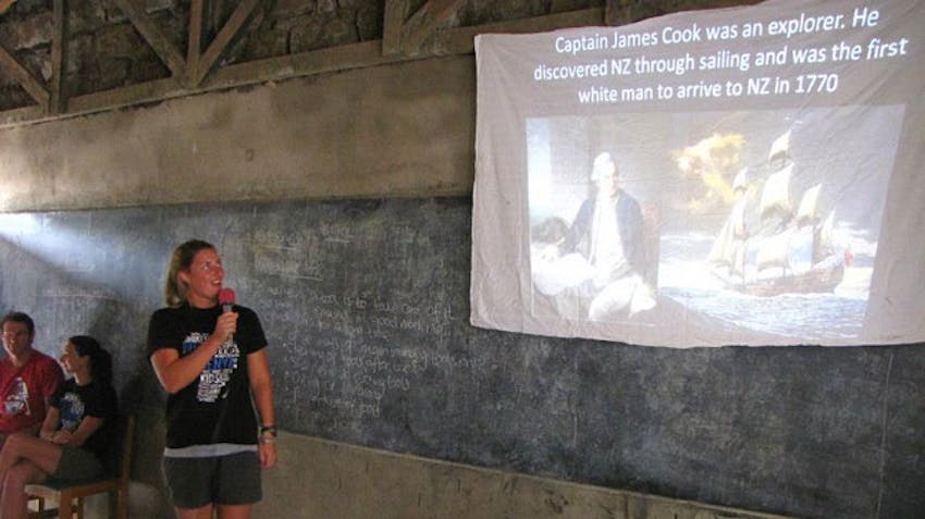 Olympic Rower, Rebecca Scown, volunteering in Kenya with IVHQ