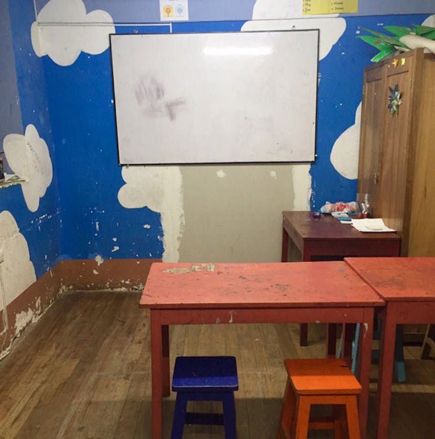 IVHQ volunteer classroom in Cusco, Peru