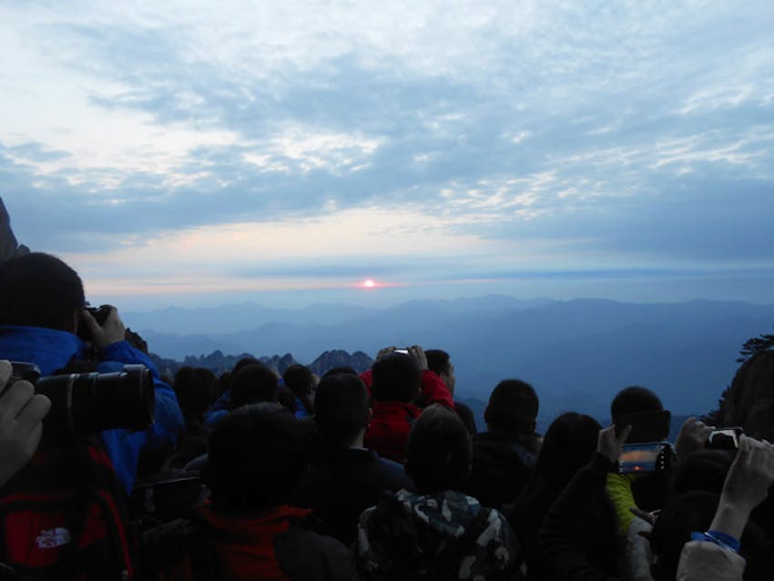 Visiting the Yellow Mountain in China