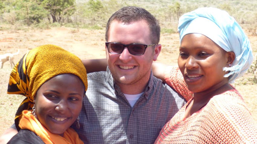 IVHQ Tanzania coordinator Colin at the East Africa Program swap