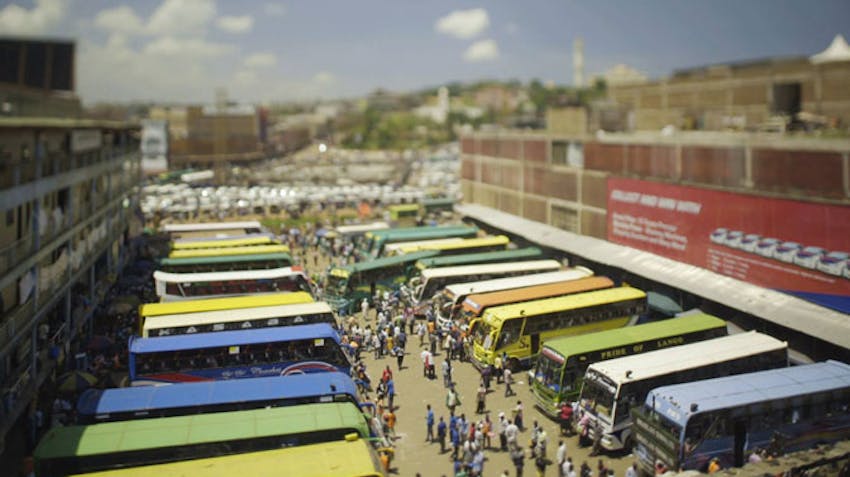 Busy streets in Kampala, Uganda on the IVHQ Video Tour