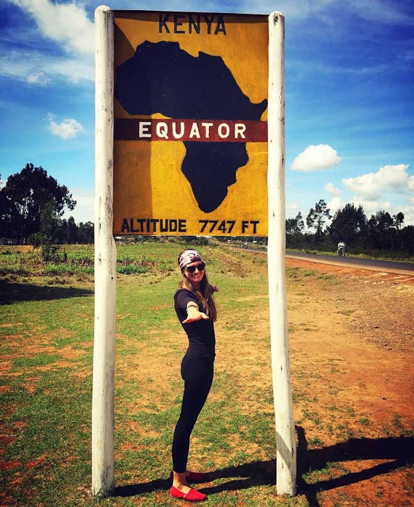 IVHQ volunteer Liz Hesterburg volunteering in Kenya with IVHQ