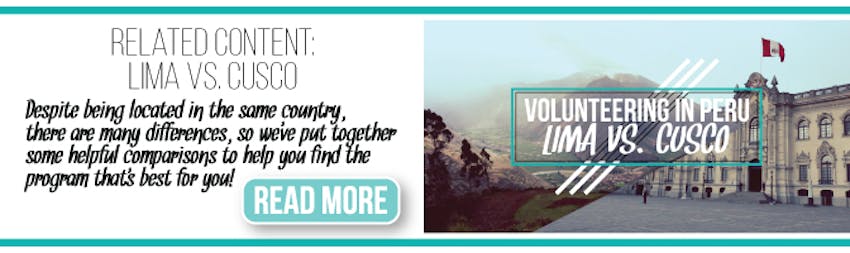 Volunteer in Peru - Cusco Vs. Lima