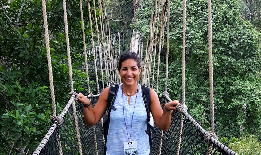Walk through the treetops in Ghana
