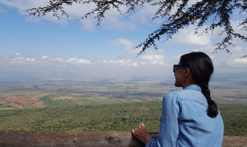 You can expect breathtaking views when volunteering in Kenya