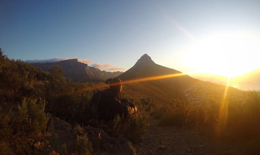 Catch a stunning sunset while volunteering in South Africa