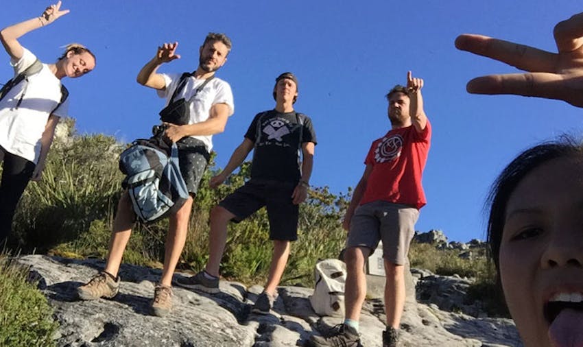 Hiking Table Mountain as an IVHQ volunteer in South Africa