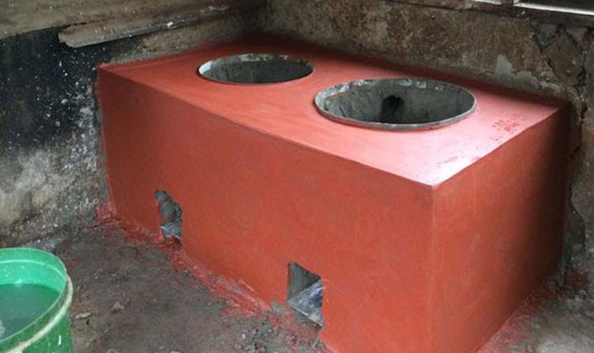 The new kitchen which was built by IVHQ volunteers