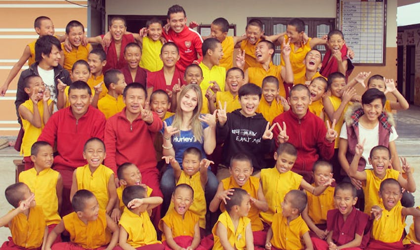 IVHQ volunteer in Nepal with IVHQ