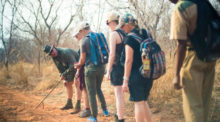Volunteers are given a task in Victoria Falls with IVHQ