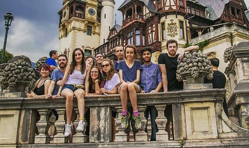 Group of IVHQ International Volunteers in Romania