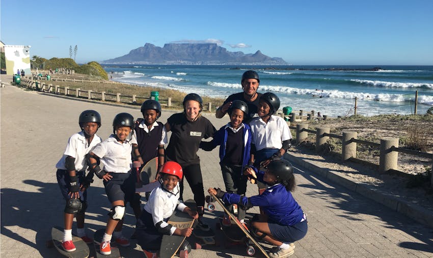 Volunteering in South Africa: surf, skate and swim project