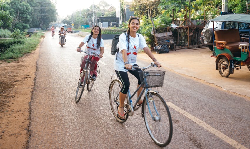 Volunteer in Cambodia - to experience a better commute