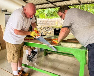 Construction volunteering in Indonesia, Bali with IVHQ