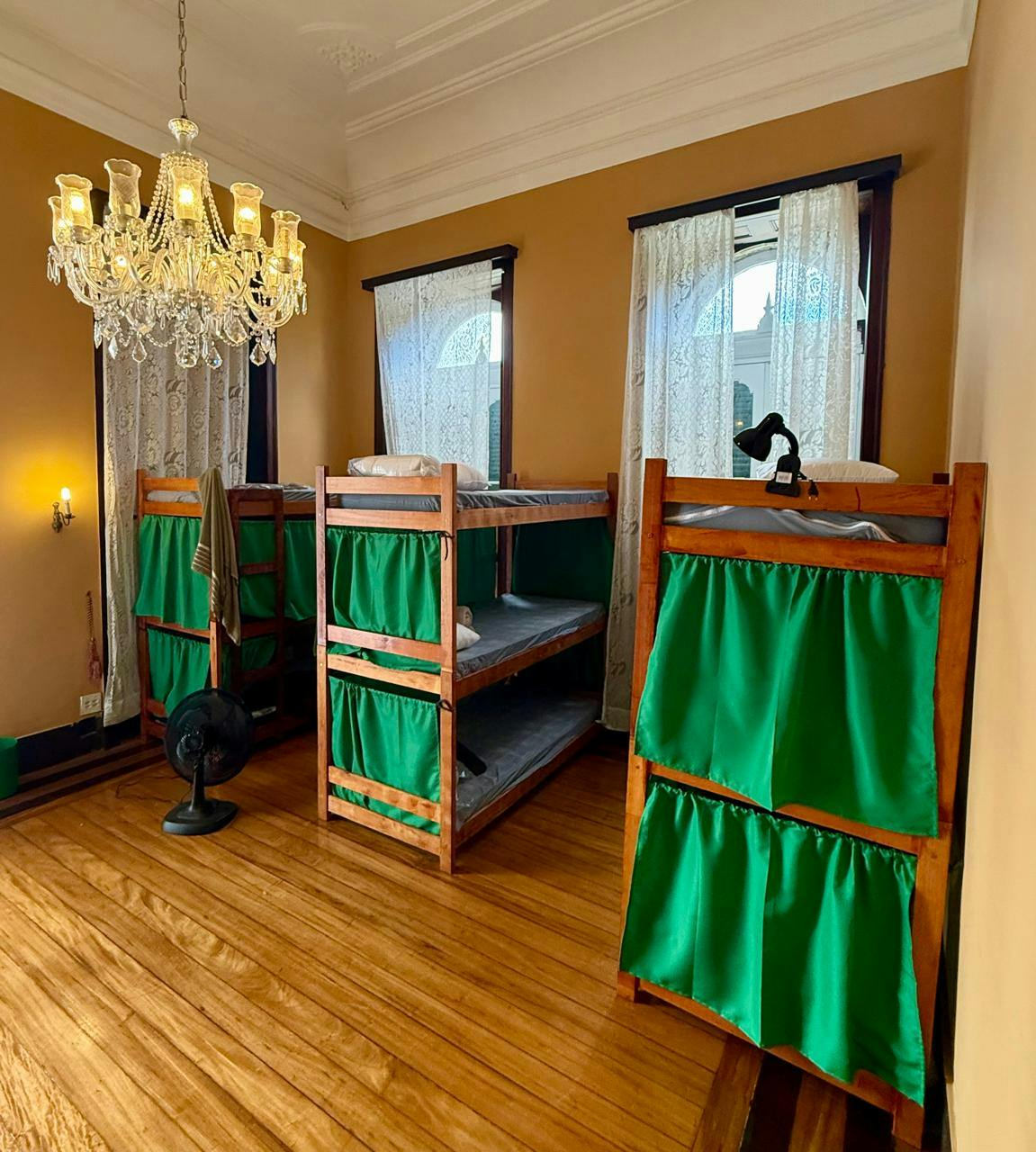 Typical volunteer bedroom at IVHQ volunteer accommodation in Brazil