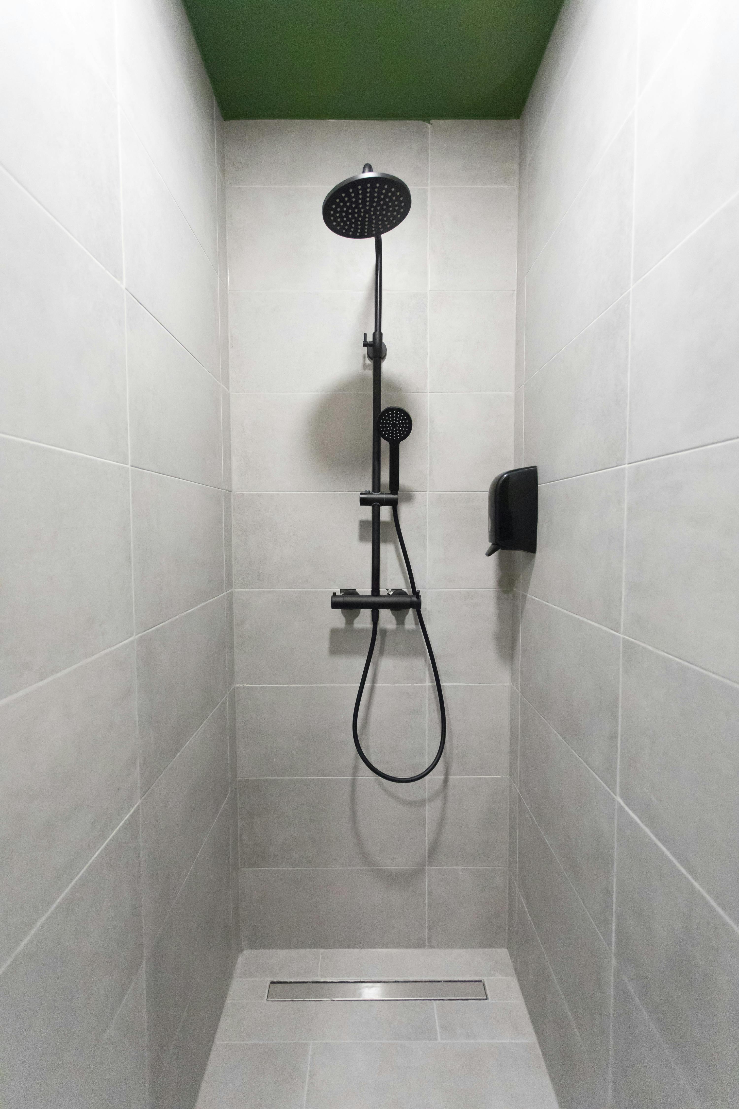 Typical hostel bathroom in Split, Croatia while abroad with IVHQ