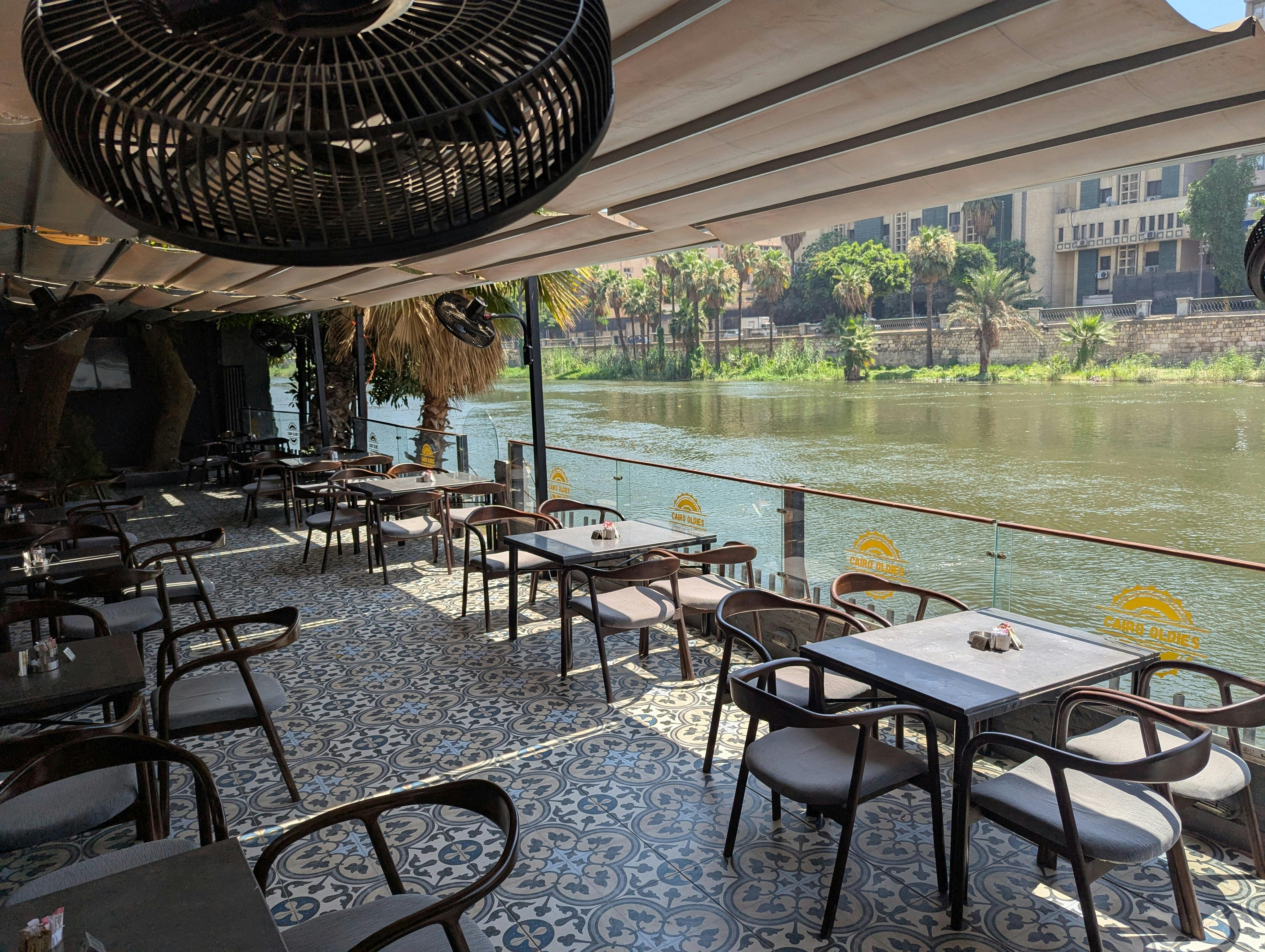 IVHQ dining area in the hotel in Cairo, Egypt
