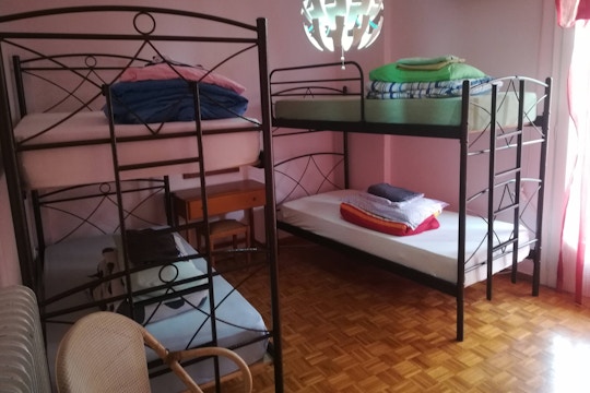 IVHQ volunteer bedroom in Greece