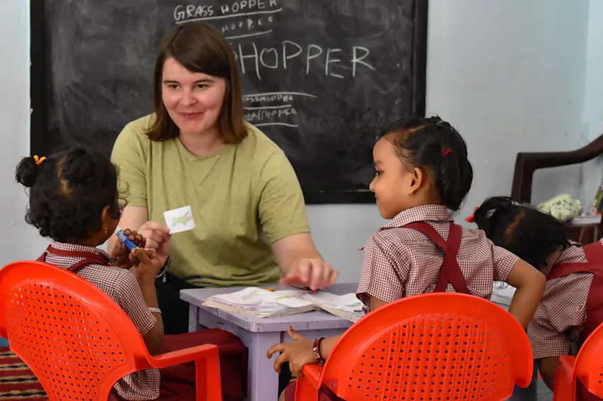 Kindergarten volunteer in Kerala, India with IVHQ