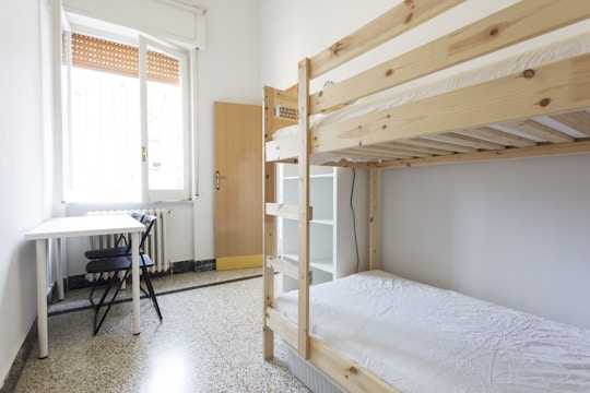Inside an IVHQ volunteer bedroom in Italy