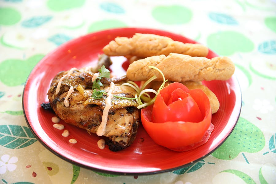 Final piece at IVHQ add on experience cooking class in Jamaica