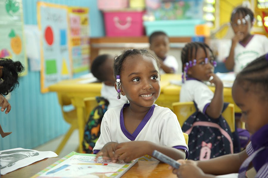 A student at the IVHQ Teaching and School Support project in Jamaica