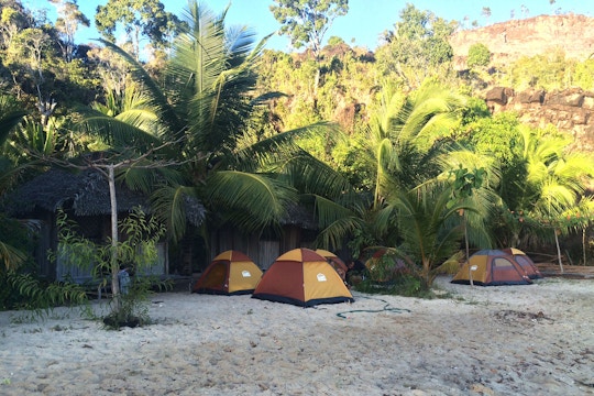 IVHQ Madagascar Island Outreach tent accommodation