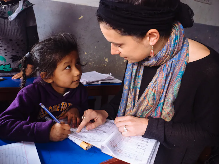 Childcare volunteer in Pokhara, Nepal with IVHQ