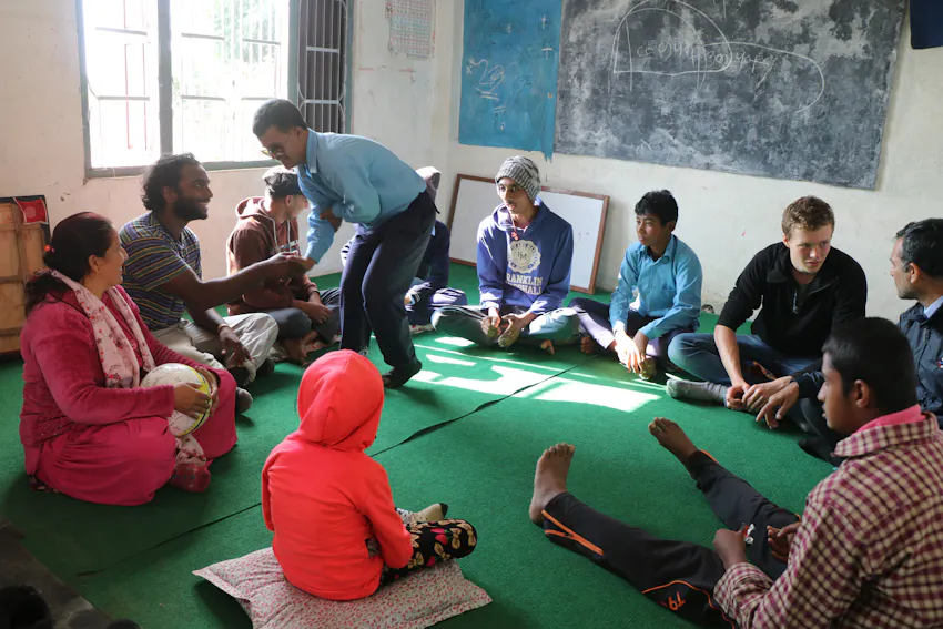 Special Needs Care volunteer in Nepal with IVHQ