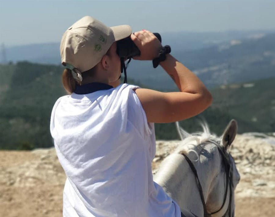 An IVHQ volunteer in Porto, Portugal doing Environmental Conservation and Horse Patrol project