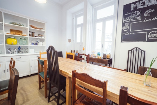 IVHQ volunteer dining area in Portugal