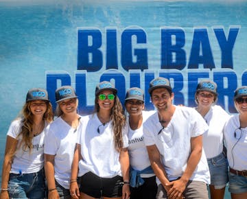 Group of IVHQ Surf, Skate & Swim volunteers in South Africa