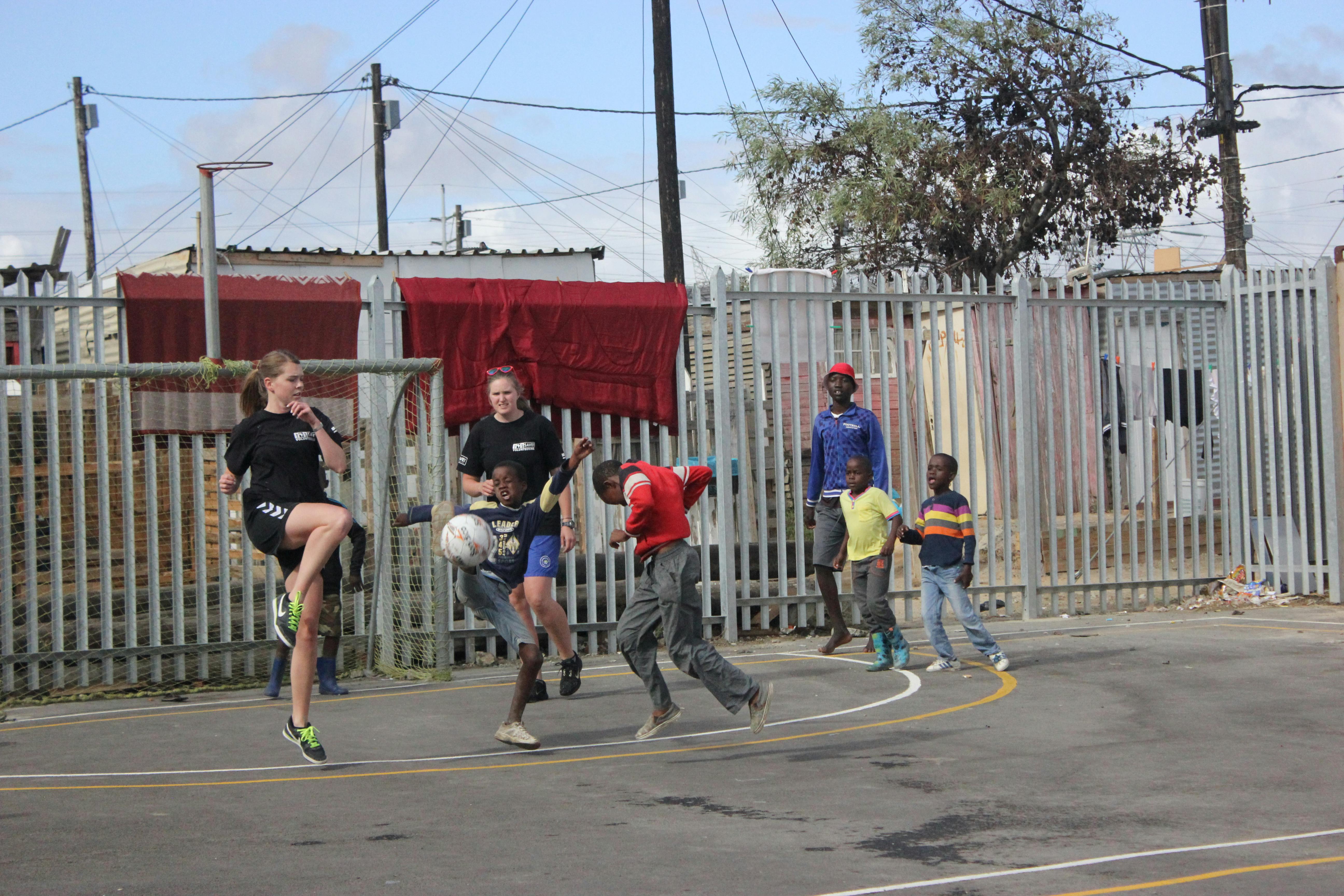 Sport Development volunteers  with IVHQ