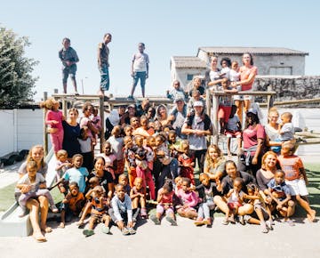 Group of IVHQ childcare volunteers in South Africa