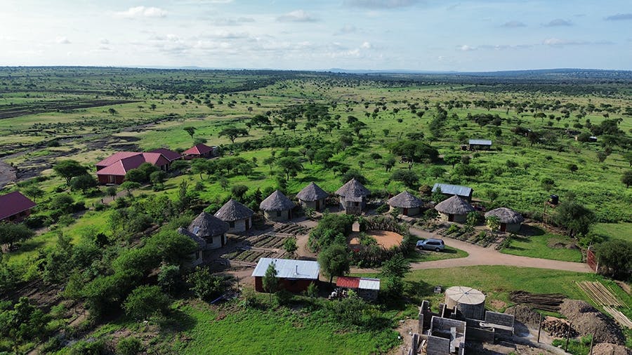 Volunteer accommodation overview in Tanzania for IVHQ Maasai Cultural Immersion project