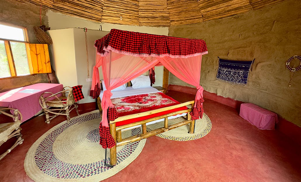 IVHQ Maasai Cultural Immersion project volunteer accommodation bedroom in Tanzania