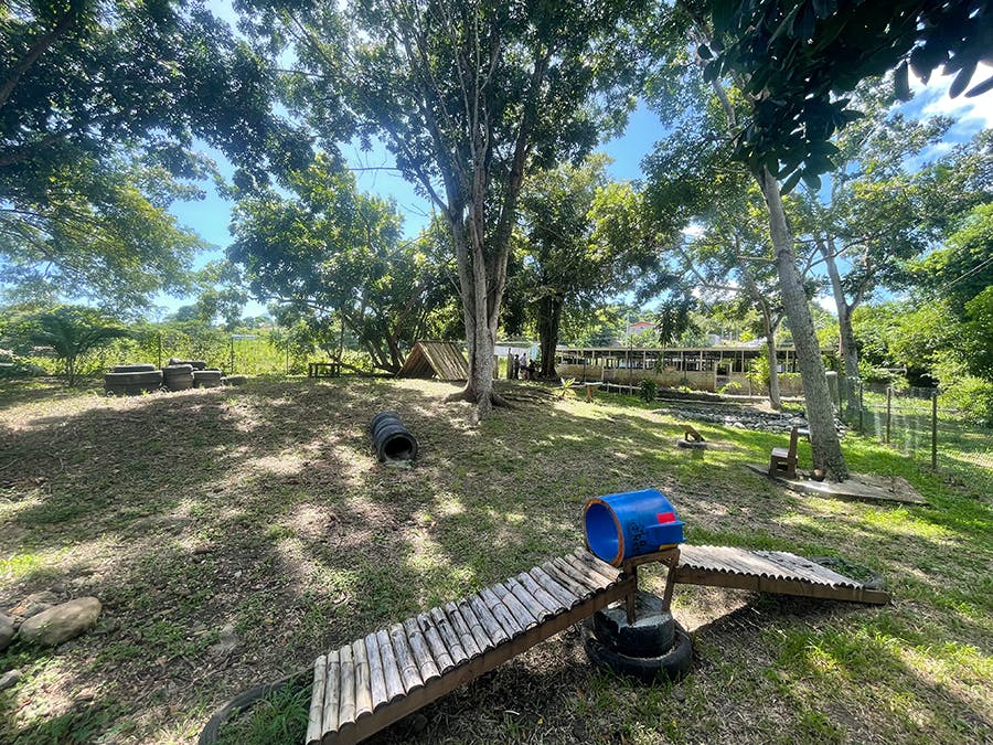 Outdoor facilities at IVHQ's Animal Care project in Trinidad and Tobago