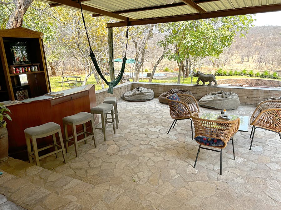 Volunteer common area in Victoria Falls with IVHQ